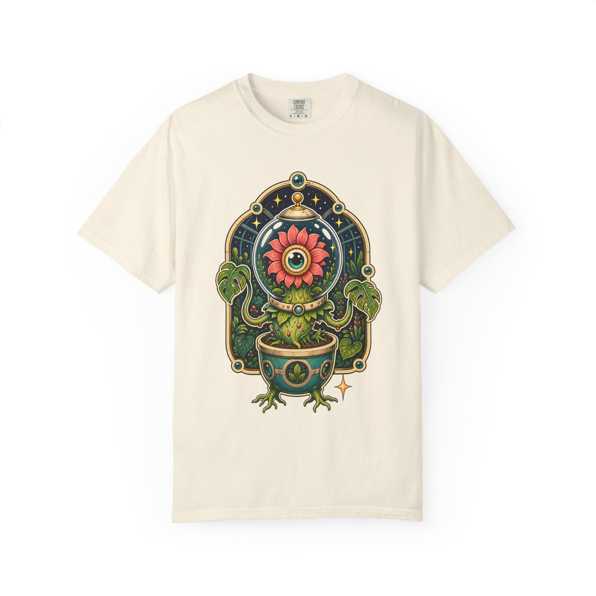 Retro Alien Houseplant T-Shirt Graphic