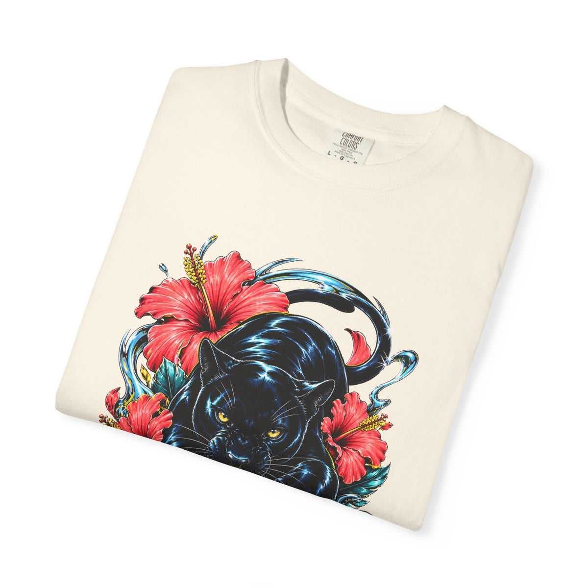 Hibiscus Chrome Panther Graphic Tee