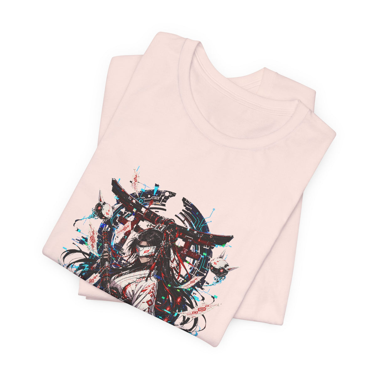 Cyber Shrine Maiden T-Shirt Graphic