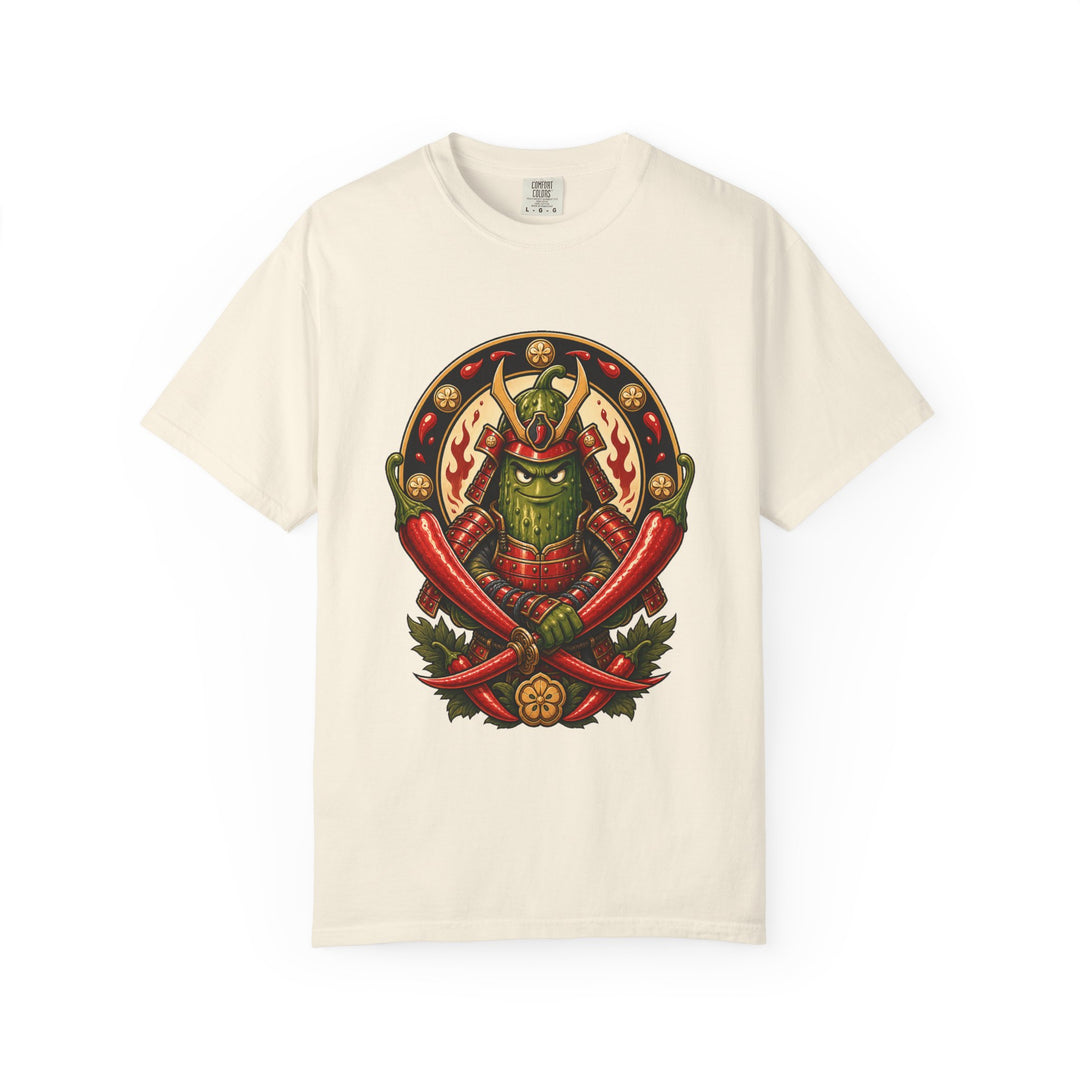 Spicy Pickle Samurai Crest Graphic Tee