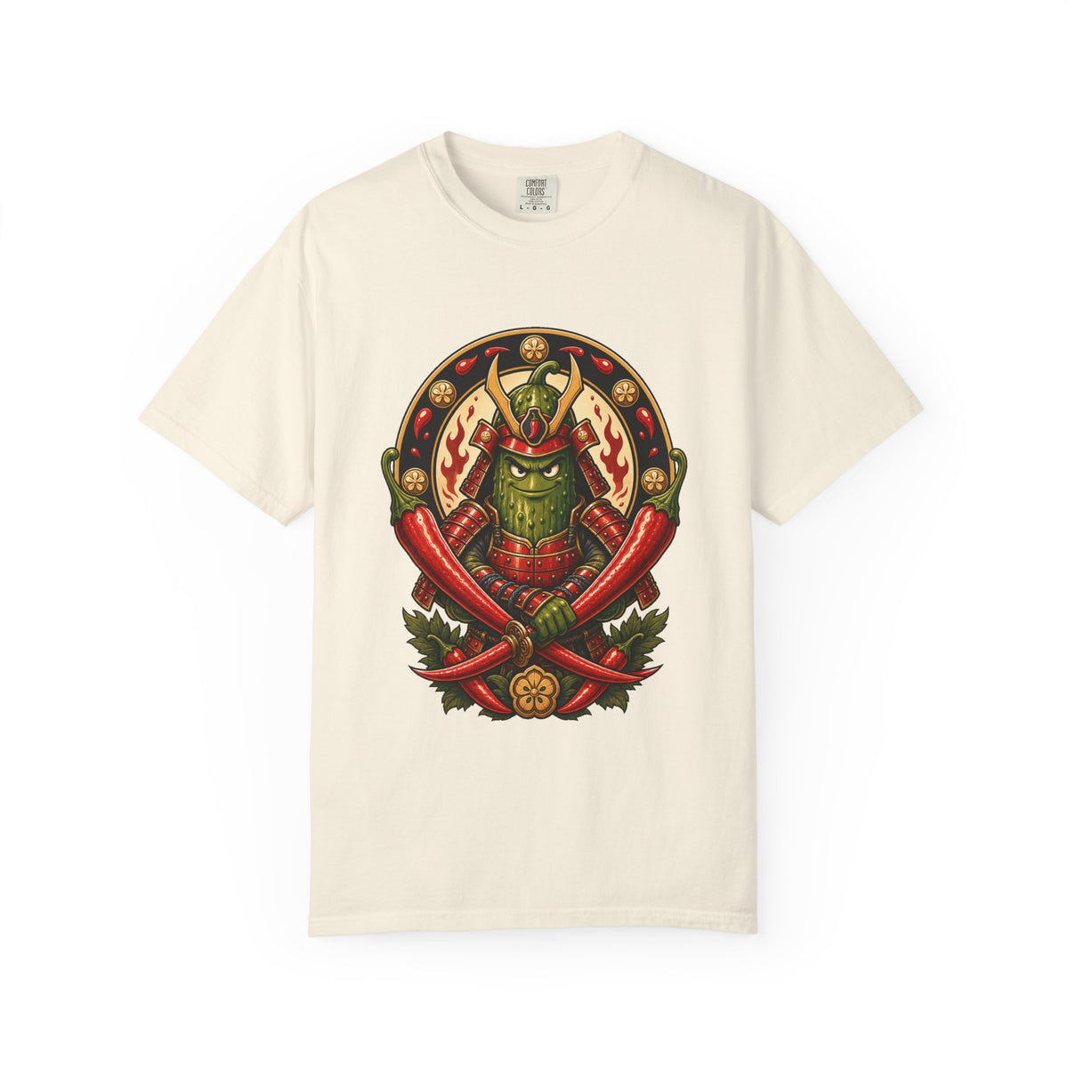 Spicy Pickle Samurai Crest Graphic Tee