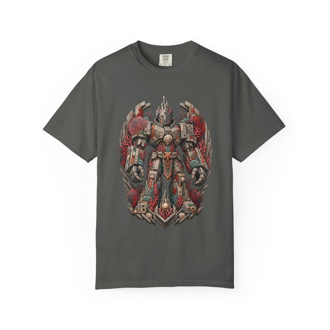 Brutalist Coral Golem T-Shirt Graphic