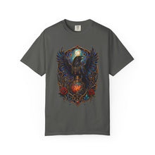 Stained Glass Raven Alchemist Graphic T-Shirt