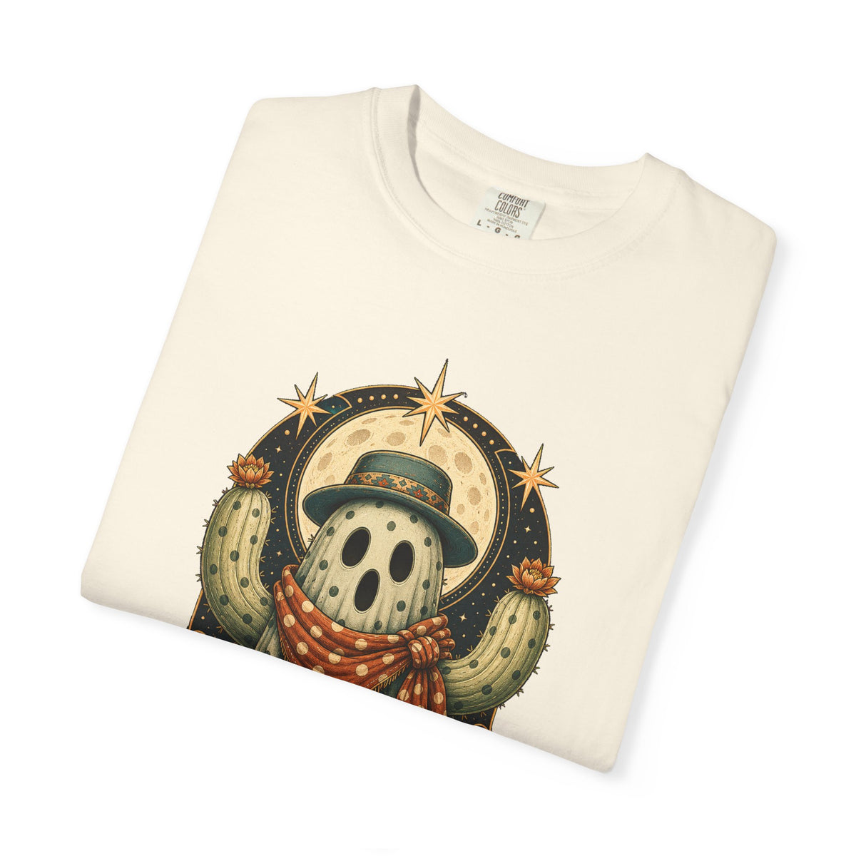 Polka Dot Ghost Cactus Graphic Tee