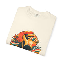 Sunset Deck-Stripe Hornbill Graphic Tee