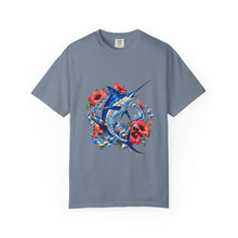Hibiscus Glitch Swordfish Graphic Tee
