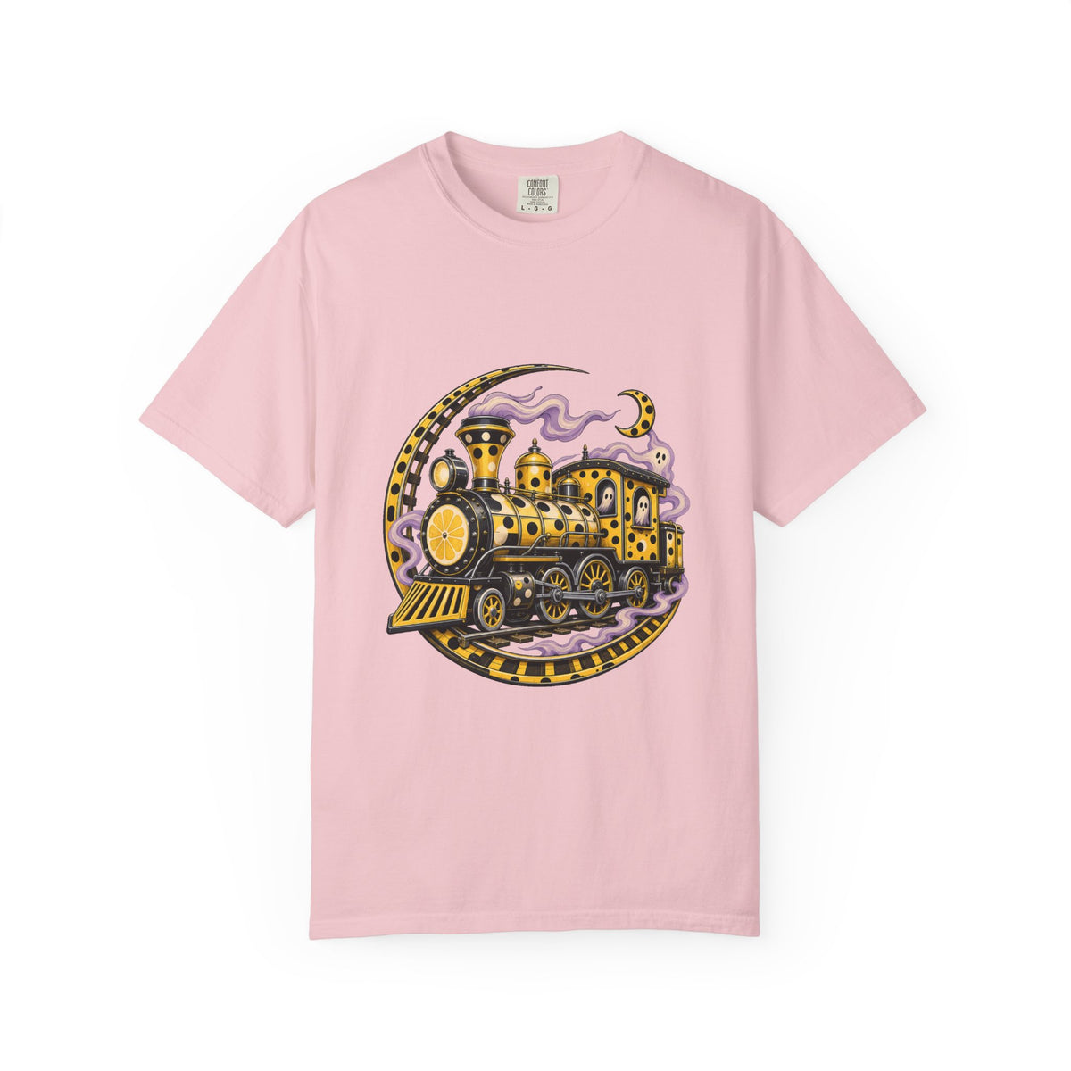 Polka Dot Lemon Phantom Train Graphic Tee