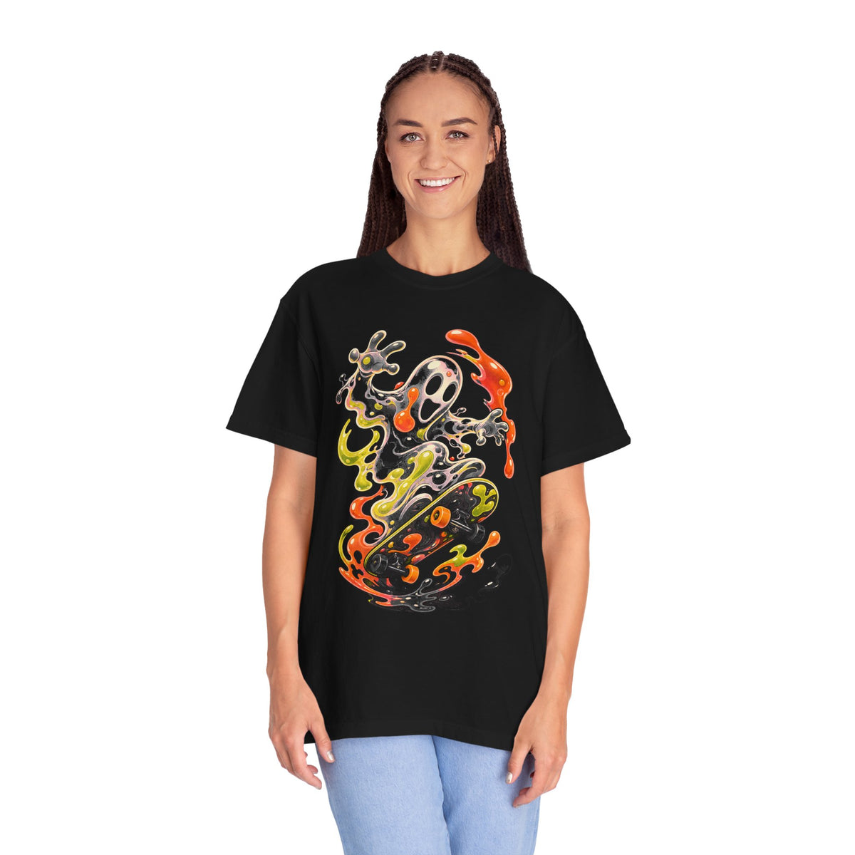 Lava Lamp Phantom Skater Y2K T-Shirt Graphic