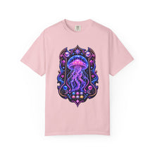 Arcade Jellyfish Neon Crest T-Shirt Graphic