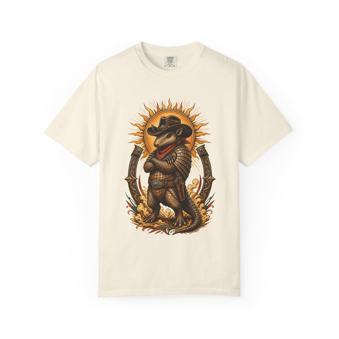Solar Cowboy Armadillo T-Shirt Graphic