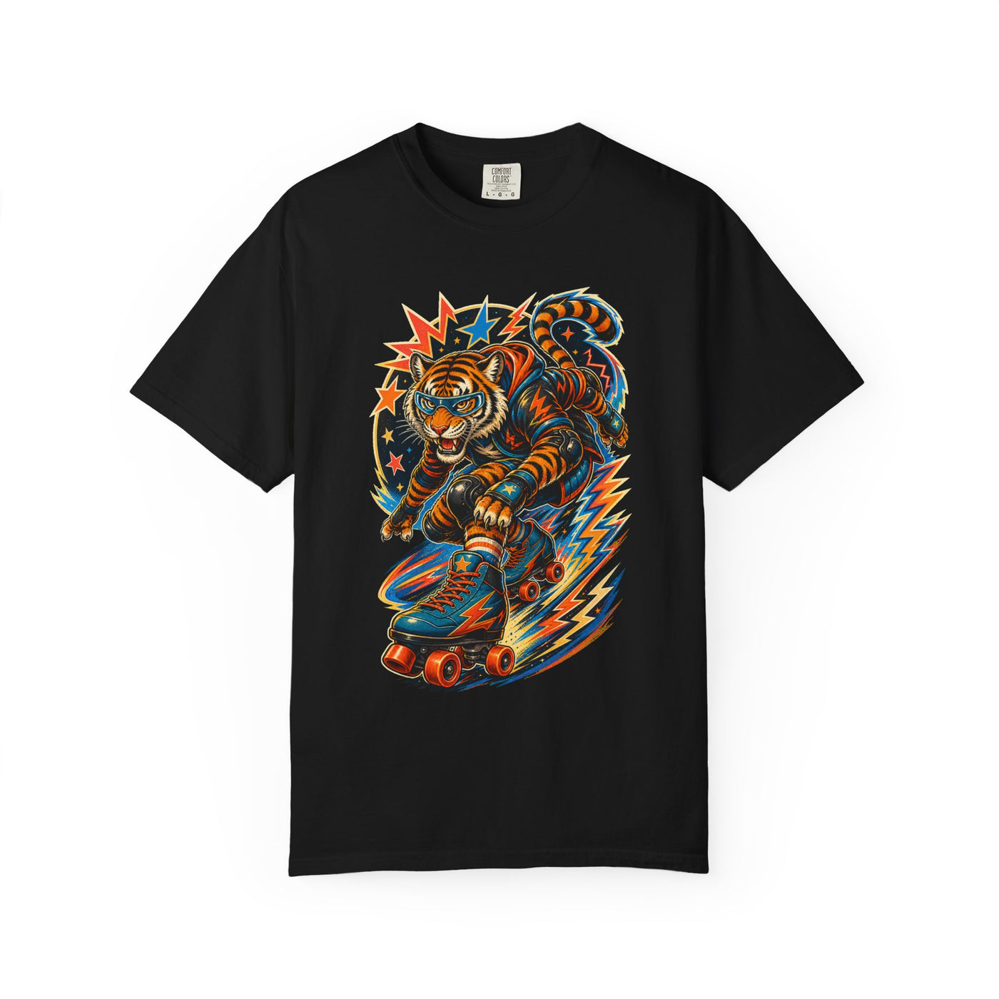 Thunder Roller Skate Tiger T-Shirt Graphic