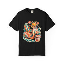 Psychedelic Deck Chair Shell Scooter T-Shirt Graphic