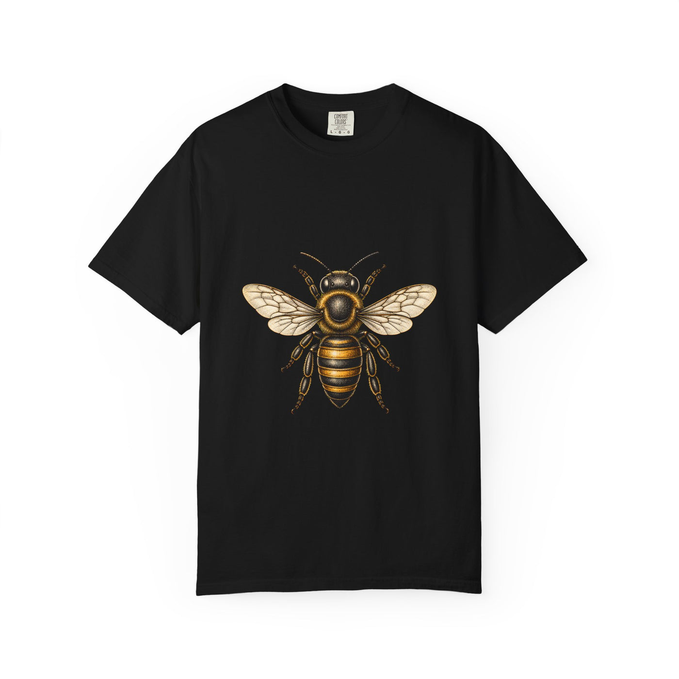 Vintage Honey Bee Engraving T-Shirt Graphic
