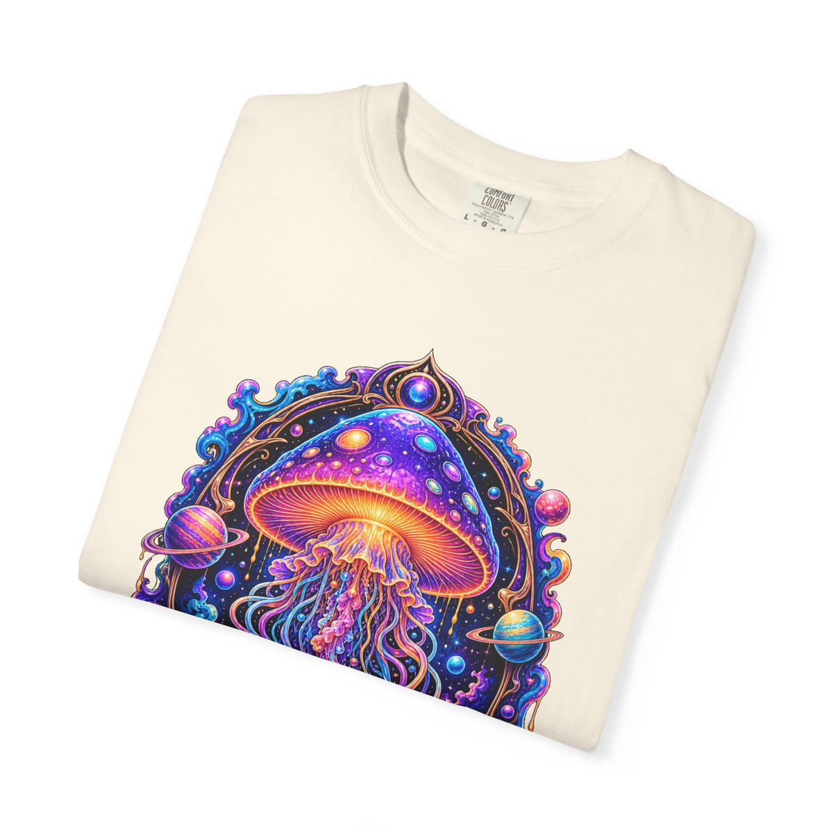 Cosmic Mushroom Jellyfish T-Shirt Graphic