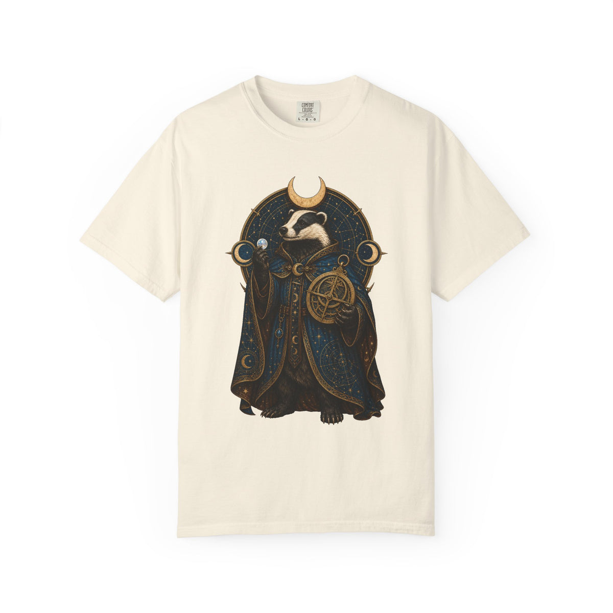 Badger Astronomer Graphic Tee