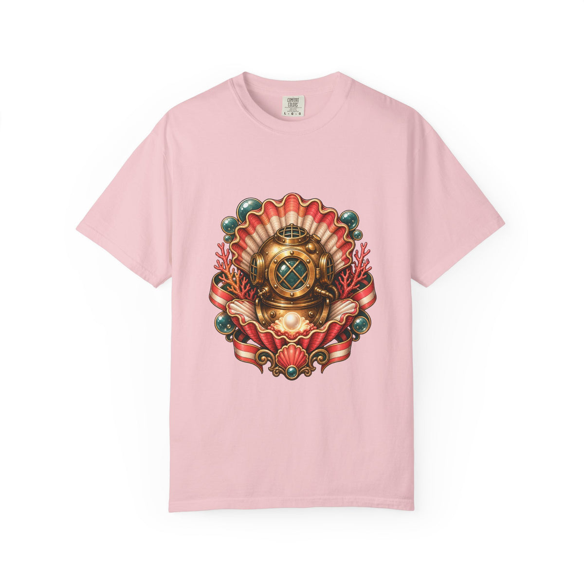 Cabana Coral Clam Diver Helmet Graphic Tee