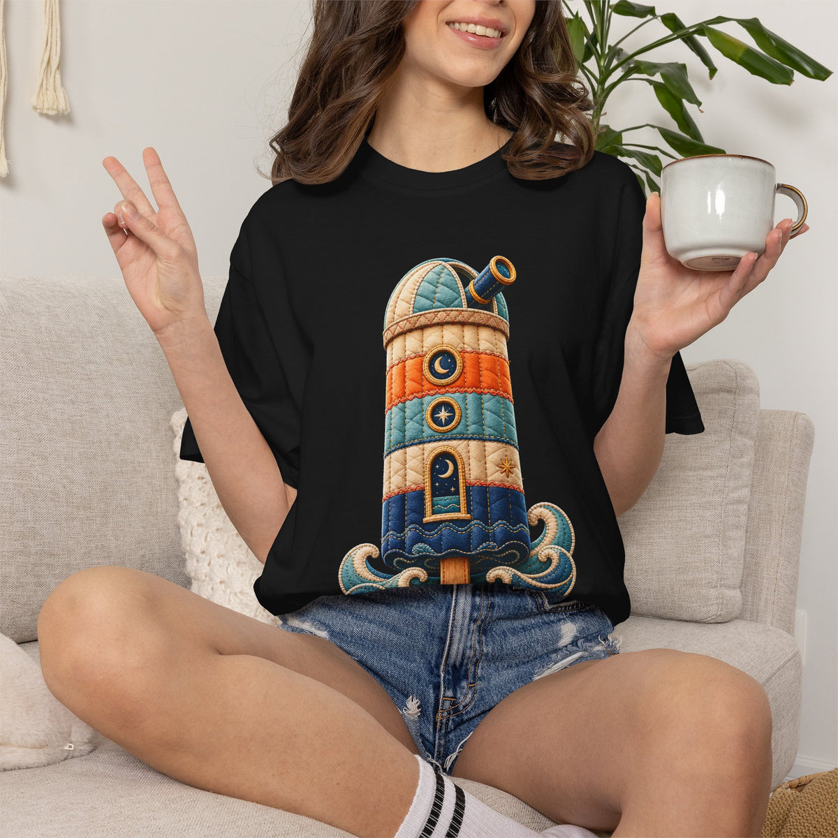 Quilted Observatory Popsicle T-Shirt Graphic