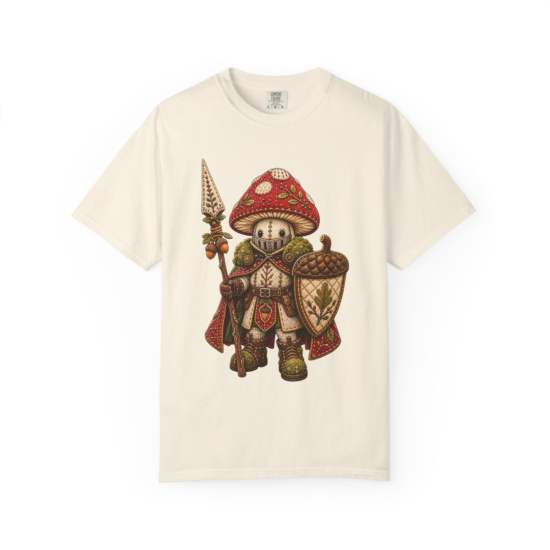 Soft-Stitch Mushroom Knight Graphic Tee