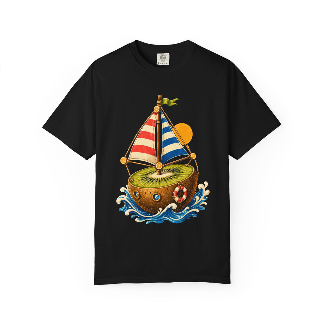 Deck Chair Kiwi Sailboat T-Shirt Graphic