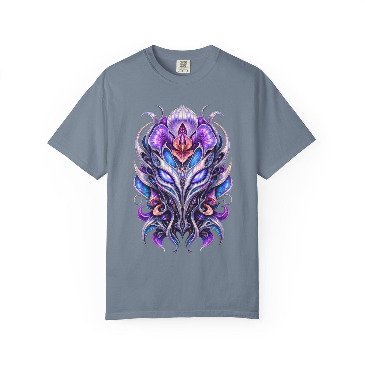 Alien Orchid Synthmask T-Shirt Graphic