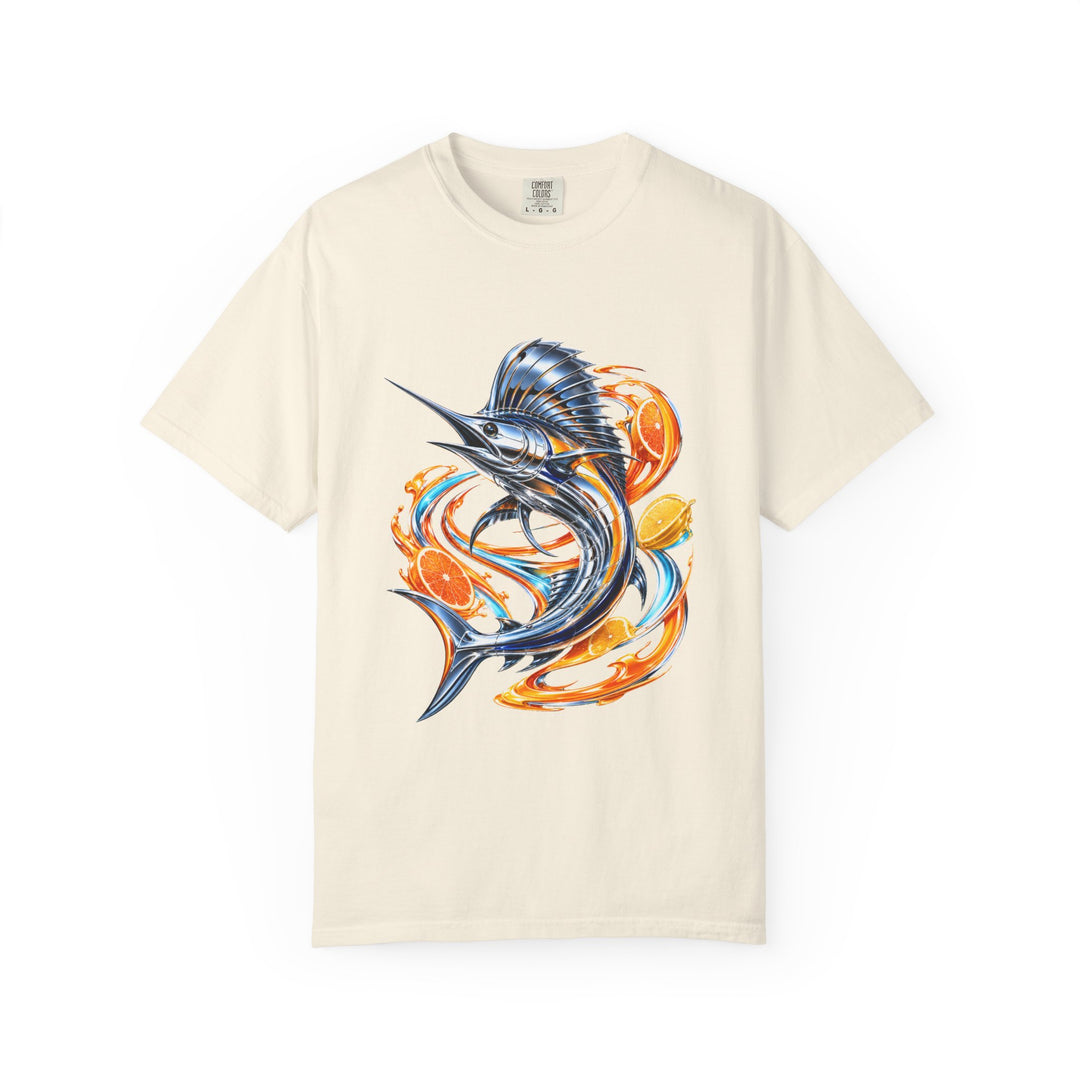 Chrome Citrus Swordfish Racer Graphic Tee