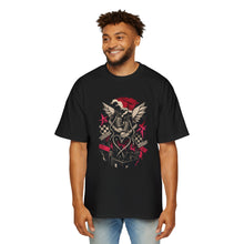 Paper Wings After Midnight Heavy Oversized Emo Tee