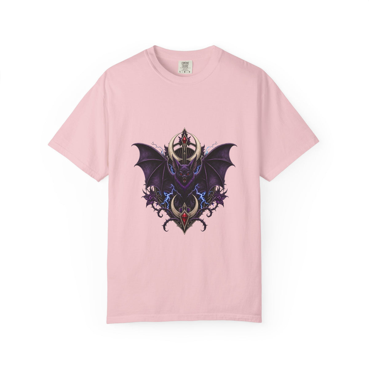 Velvet Thunder Bat Crest Graphic Tee