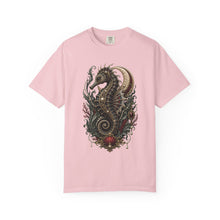 Gothic Lace Seahorse Graphic Tee