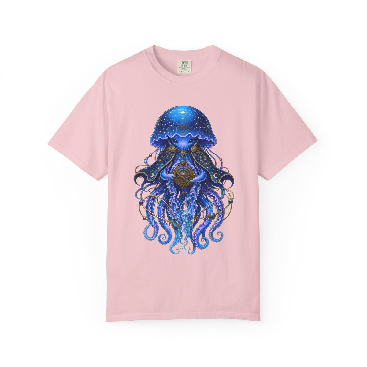 Cerulean Jellyfish Astronomer Graphic Tee