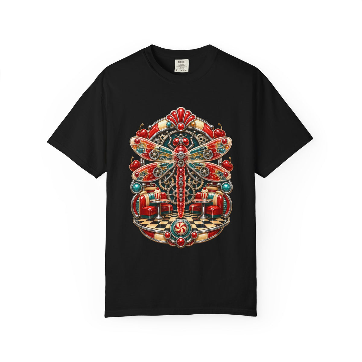 Gummy Diner Clockwork Dragonfly T-Shirt Graphic