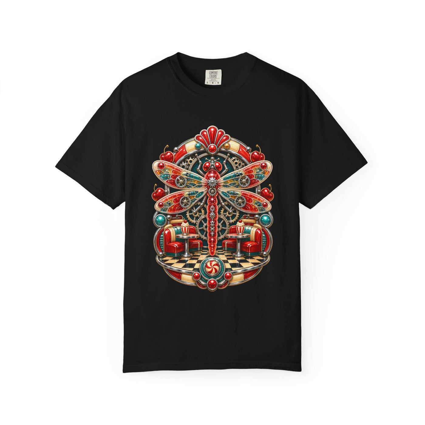 Gummy Diner Clockwork Dragonfly T-Shirt Graphic