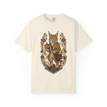 Nordic Folk Leopard Lynx Graphic Tee