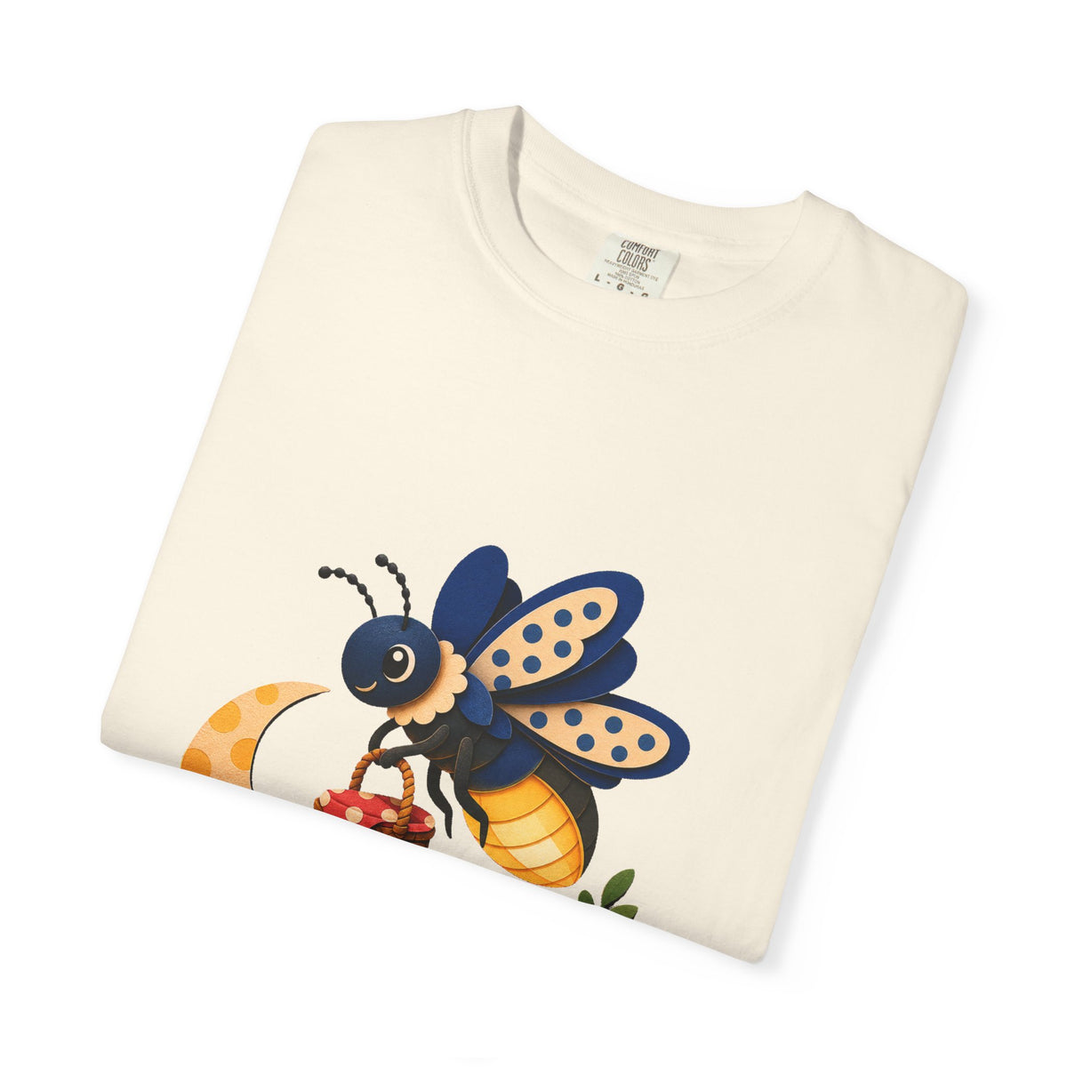 Paper Cut Polka Dot Firefly Picnic T-Shirt Graphic