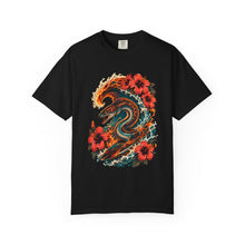Hibiscus Lava Eel Surfer Graphic Tee