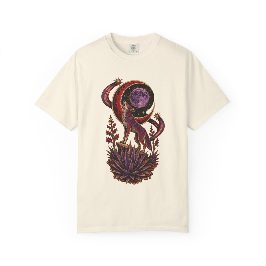 Red Violet Moon Coyote Graphic Tee