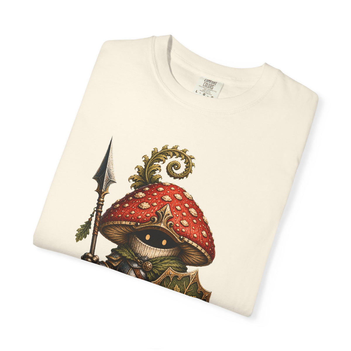 Folklore Mushroom Knight T-Shirt Graphic