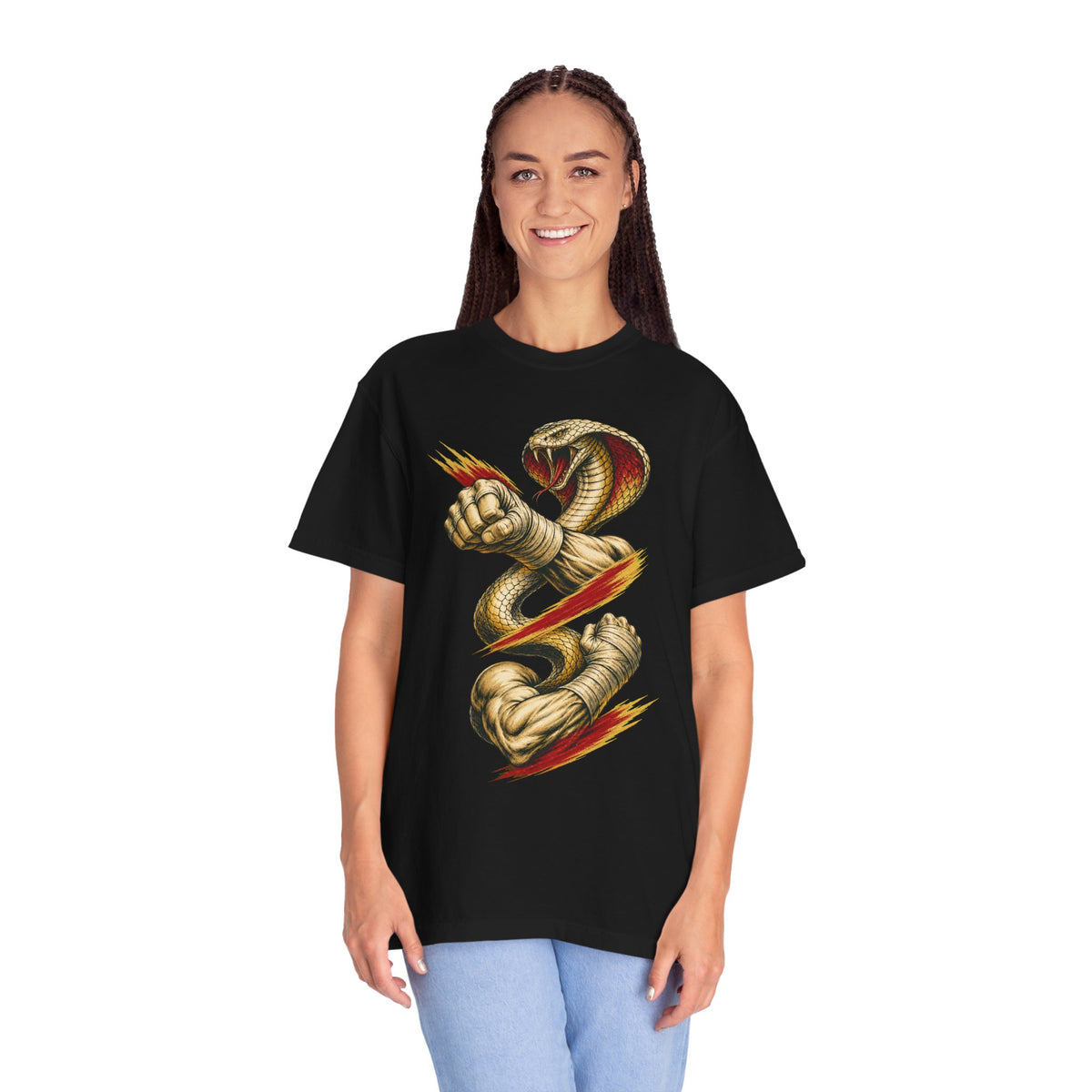 Muay Thai Serpent Guard Fight Poster Tee