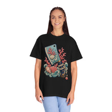 Embroidered Coastal Cleaver Coral T-Shirt Graphic