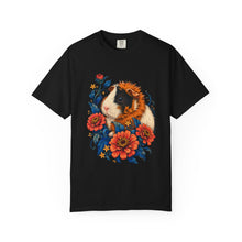 Spiky Zinnia Guinea Pig Floral Graphic Tee