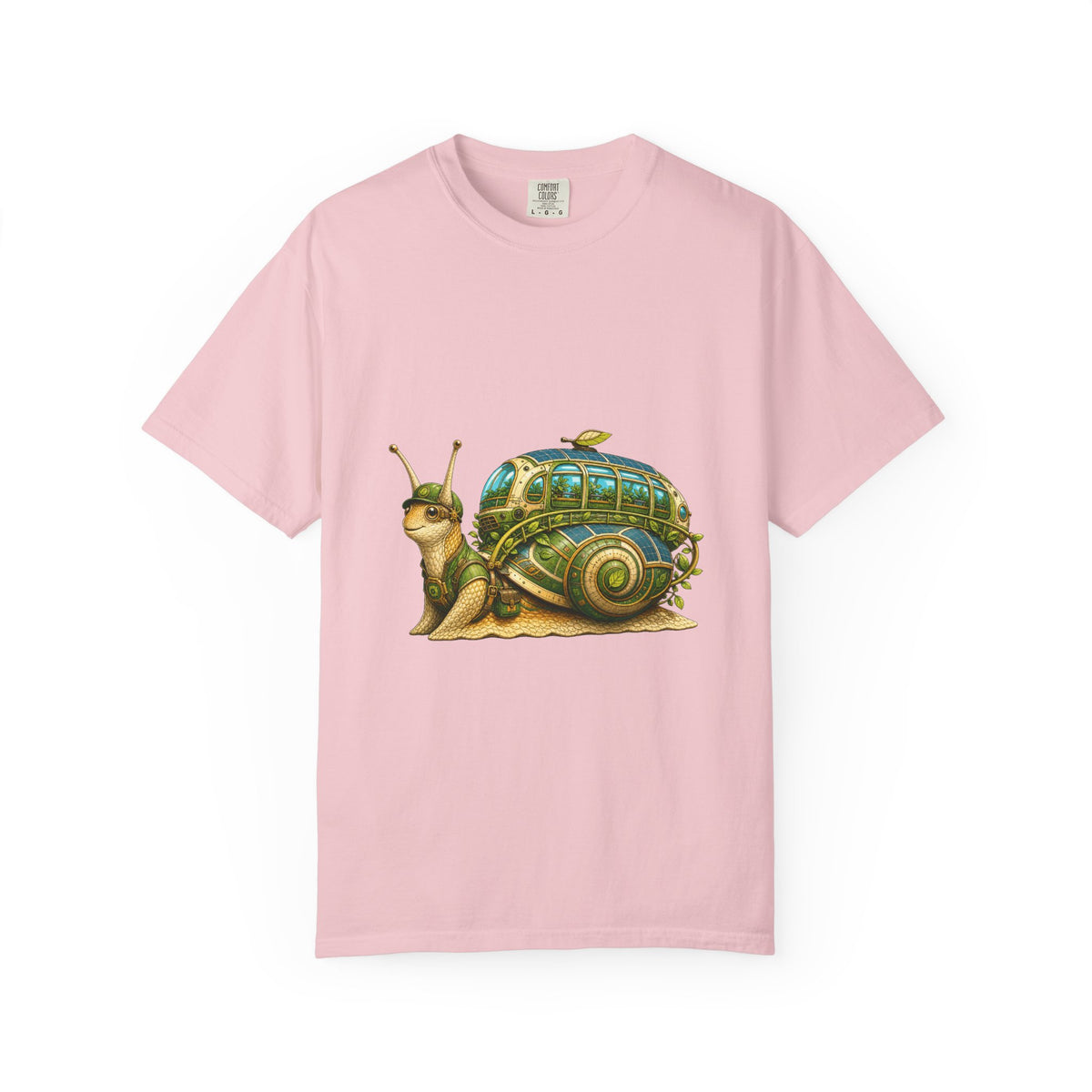 Solarpunk Snail Transit Graphic Tee