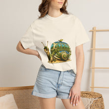 Solarpunk Snail Transit Graphic Tee