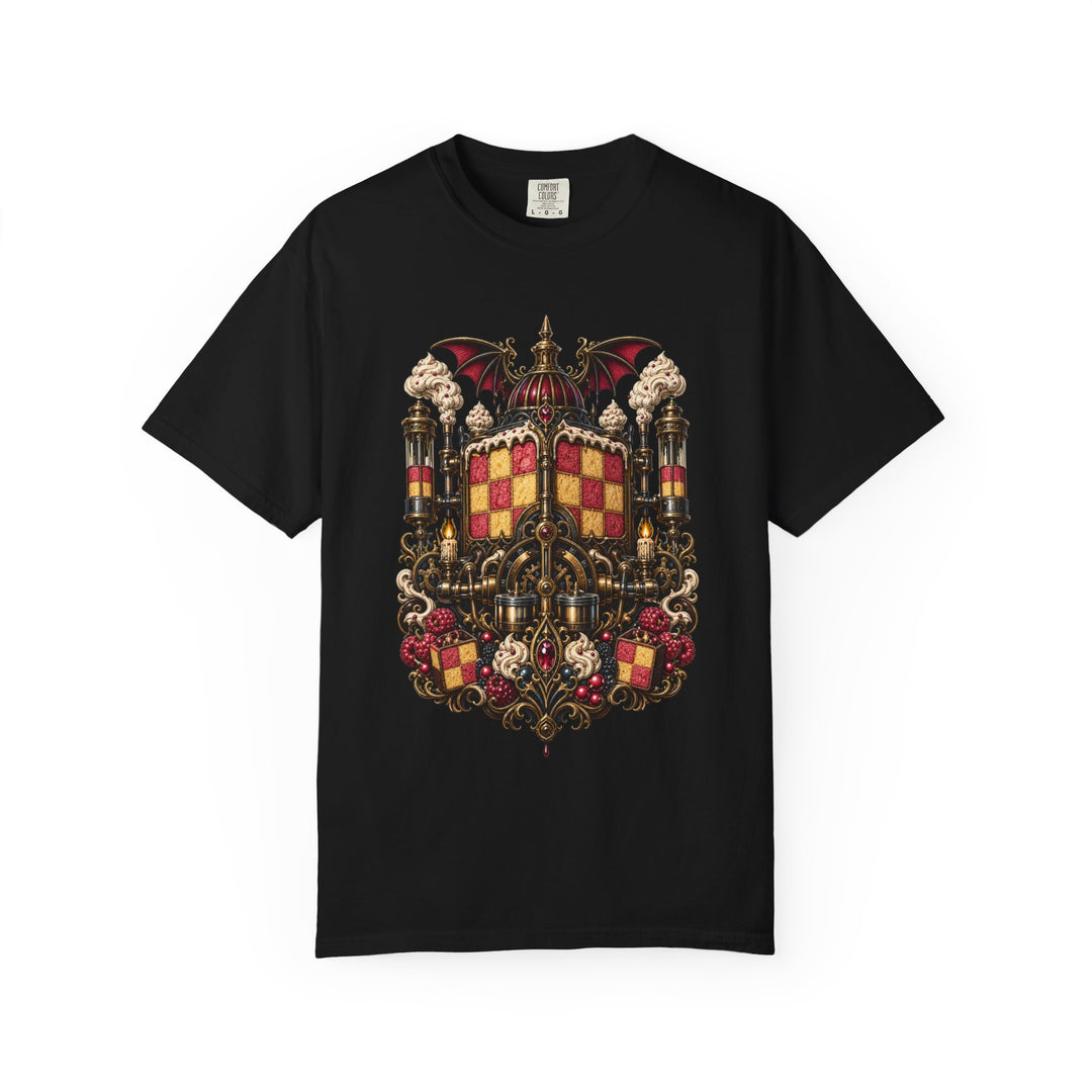 Gothic Dessert Engine Battenberg T-Shirt Graphic