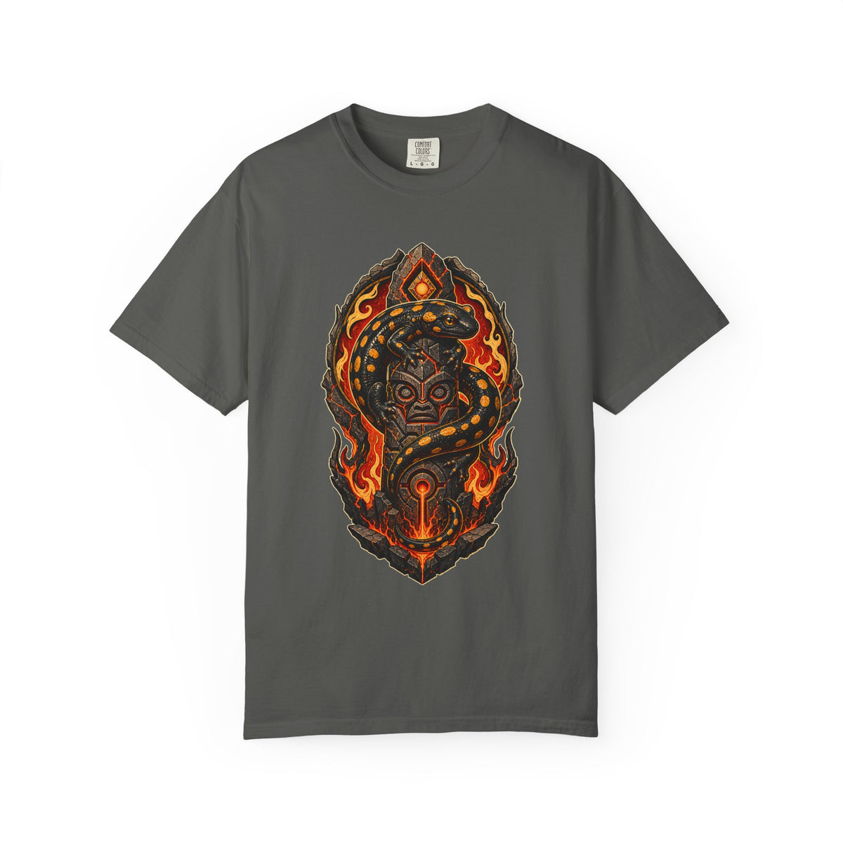 Lava Salamander Totem Graphic Tee