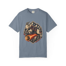 Plaid Meteor Mountain Goat Graphic Tee