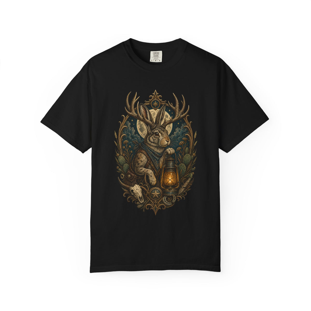 Lantern Jackalope Relic T-Shirt Graphic
