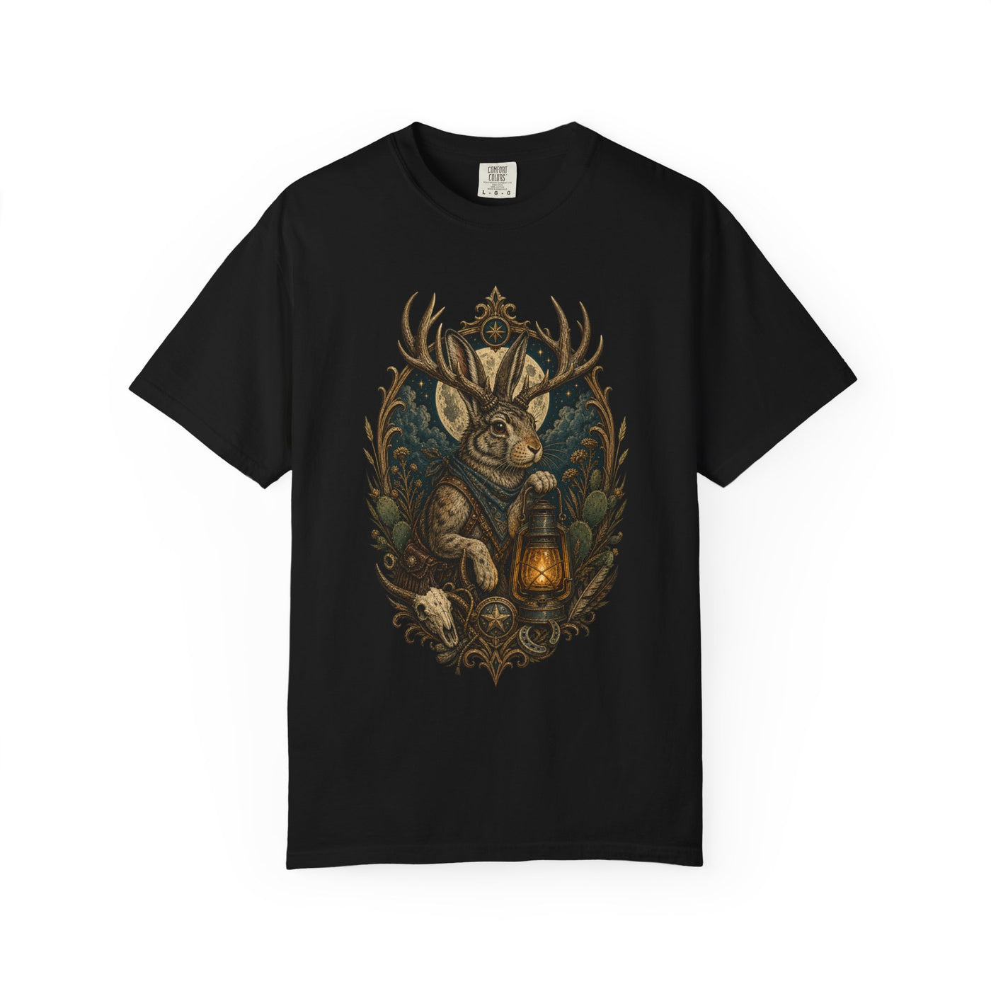 Lantern Jackalope Relic T-Shirt Graphic