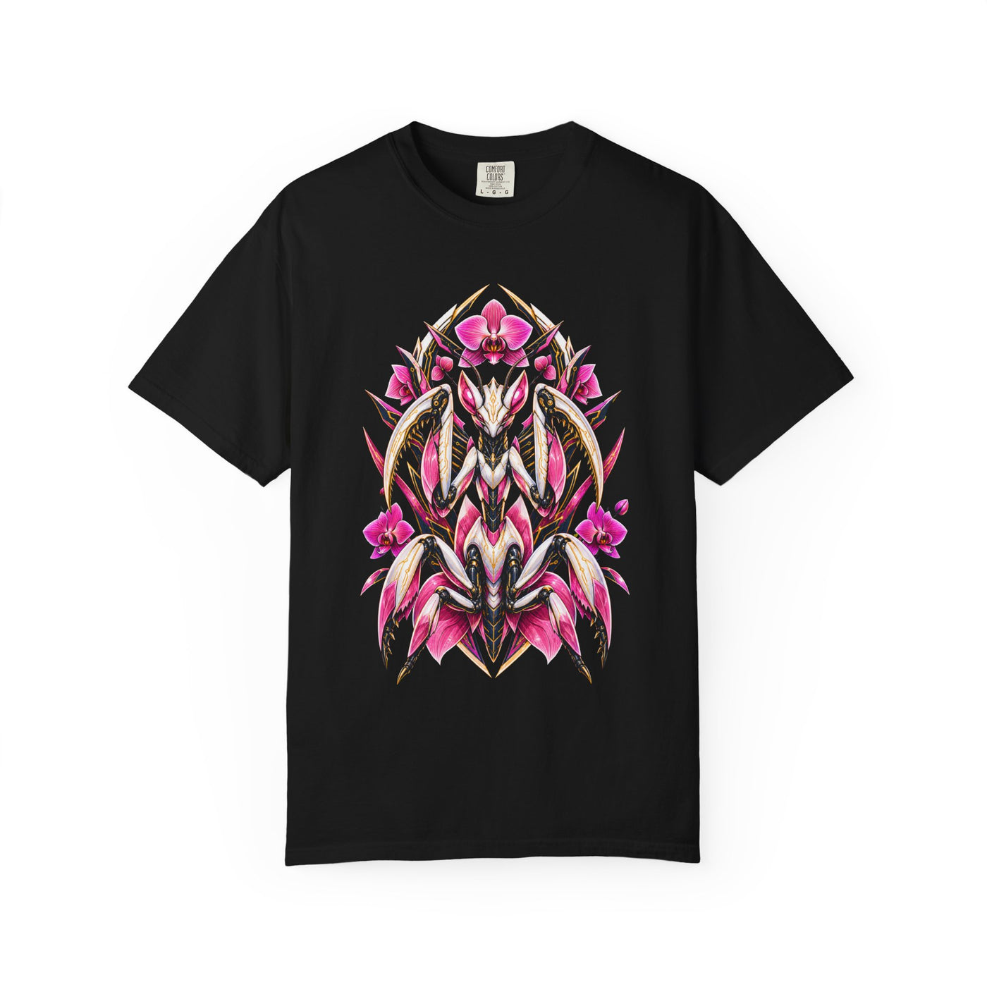 Cyber Orchid Mantis Graphic T-Shirt