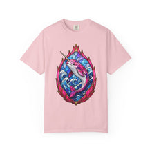 Stained Glass Dragonfruit Narwhal Graphic Tee