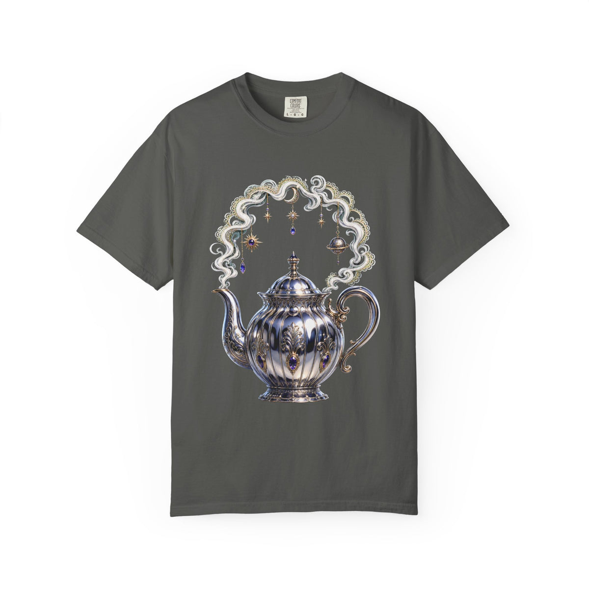 Chrome Lace Oracle Teapot T-Shirt Graphic