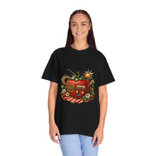 Stained Glass Picnic Radio Strawberry T-Shirt Graphic